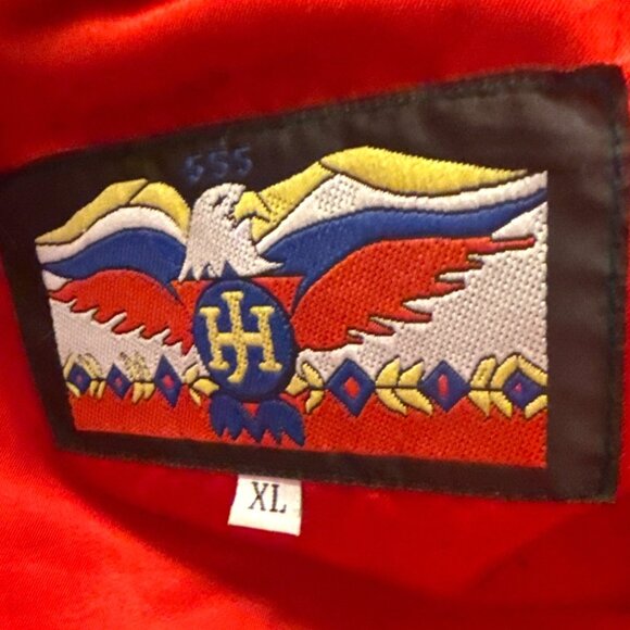 1994 NHL Rangers Stanley Cup Champions Jacket XL Jeff Hamilton Coat Black/Red - Picture 5 of 16